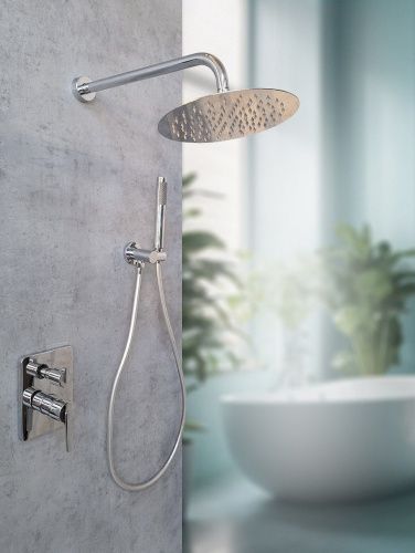 Душевая система AltroBagno Unione AltroBagnoUnione040106Cr встраиваемая в стену - фото 2