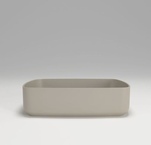 Раковина из искусственного камня Plumberia Selection Nove NOVE SOFT CT 50х30 накладная цвет бежевый - фото 4