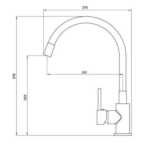 Смеситель для кухни Milardo Meal M01SB0FM05 на мойку хром - фото 3