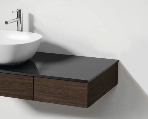 Тумба под раковину Vitra Origin 65674 90х50 подвесная цвет коричневый - фото 2