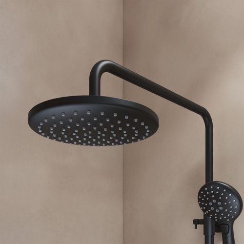 Душевая стойка Iddis Ray RAYBL3Fi06 настенная цвет черный - фото 4