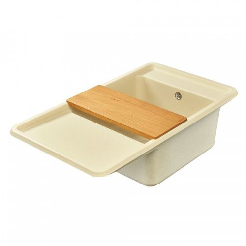 Кухонная мойка Aquaton Беллис 1A724832BS290 85х50 цвет бежевый - фото 4