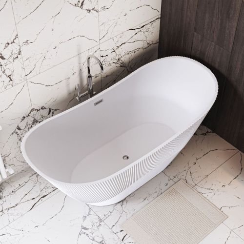 Ванна акриловая Grossman Galaxy GR-2104M 170х75 отдельностоящая овальная с каркасом - фото 5