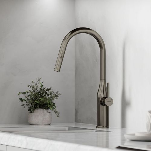 Смеситель для кухни Sancos Grand SC4002GG на мойку вороненая сталь - фото 3