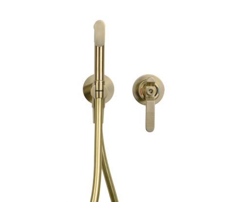Гигиенический душ со смесителем Bronze de Luxe 1760'S 3253CG золото - фото 4