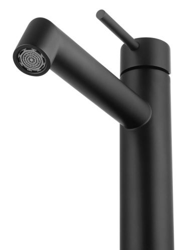 Смеситель для раковины Wonzon & Woghand WW-H1064-MB на столешницу черный - фото 3