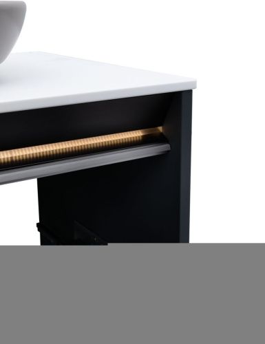 Тумба под раковину Allen Brau Activity 1.34004.AM 80х50 подвесная цвет черный - фото 4