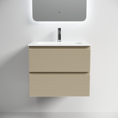 Тумба под раковину Sancos FOLK FL60CP 60х40 подвесная цвет бежевый