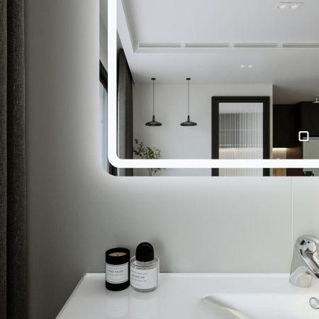 Зеркало с подсветкой Бриклаер Эстель 4627125414268 120х80 подвесное