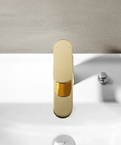 Смеситель Arrow AMP11848J на раковину золото - фото 3