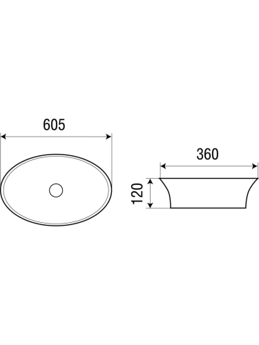 Раковина из сантехнического фаянса WeltWasser WW SK 10000003861 60х40 подвесная цвет белый без отверстий под смеситель - фото 3