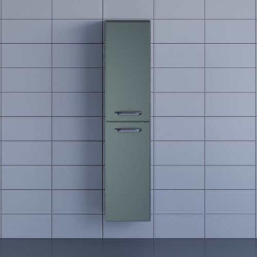 Шкаф-пенал Uperwood Foster 291020528 40х160 подвесной цвет серый - фото 4