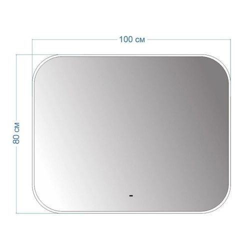 Зеркало с подсветкой Maretti Florenza FL1410080P69EL 100х80 подвесное - фото 3