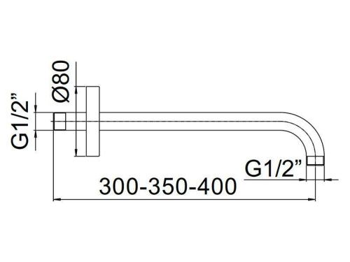 Держатель для душа Mamoli Sadler 830L35K черный - фото 2