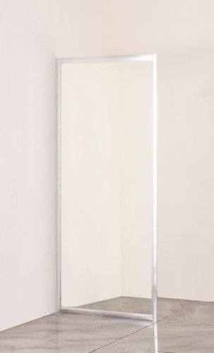 Душевая перегородка Taliente TA-09-1CP 90х195 стекло прозрачное профиль хром - фото 2