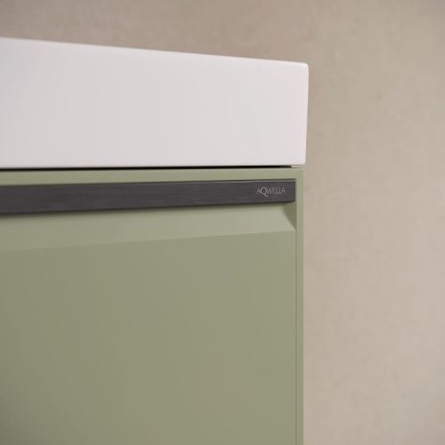 Тумба под раковину Aqwella Y PUR0110SH 100х40 подвесная цвет зеленый - фото 3
