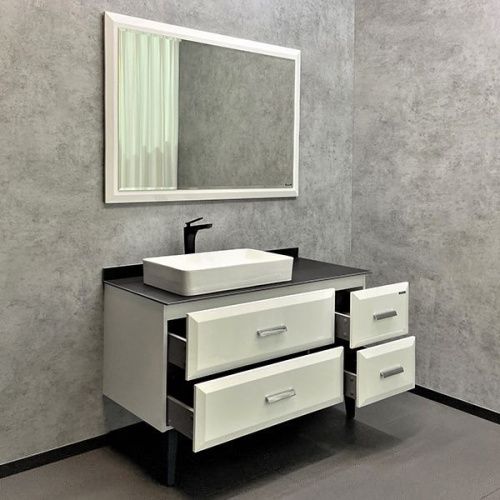 Тумба с раковиной Comforty Империя 00-00013788CF 120х50 напольная цвет белый - фото 5