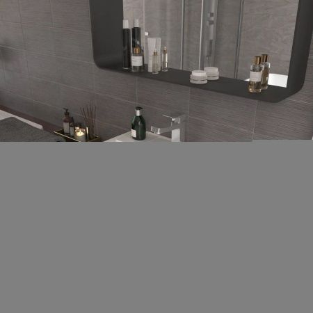 Раковина из литьевого мрамора Uperwood Top 291021039 60х55 над стиральной машиной цвет белый