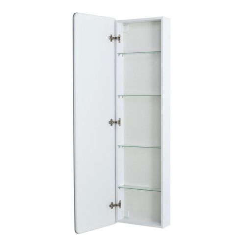 Зеркало-шкаф BelBagno Marino SPC-MAR-450/1600-1A-LED-TCH 50х160 подвесной цвет белый - фото 4