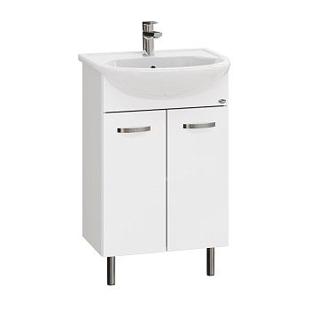 Тумба под раковину Onika Коралл 105558 50х30 напольная цвет белый