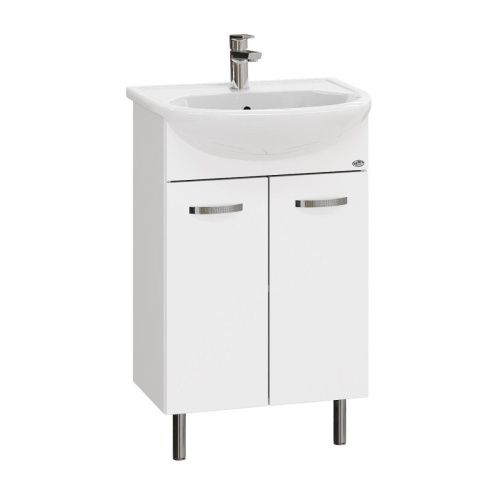 Тумба под раковину Onika Коралл 105558 50х30 напольная цвет белый