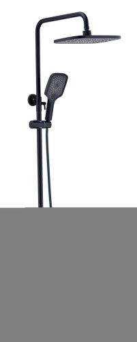 Душевая стойка BOCH MANN VETTORRE B TS BM9651 настенная цвет черный с термостатом - фото 2