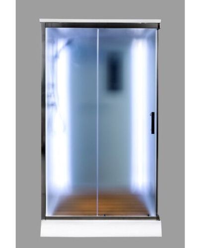 Душевая кабина AvaCan D129SLED 120х90 прямоугольная с крышей ориентация универсальная - фото 4