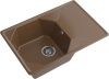 Кухонная мойка Granfest Unique U-740L терракот 75х50 цвет коричневый поверхность матовая