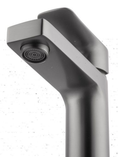 Смеситель Wonzon & Woghand WW-A40222-BGG на раковину серый - фото 3