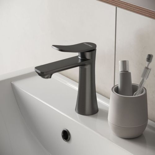 Смеситель Grossman Advans 510.K35.09.420 на раковину графит - фото 4