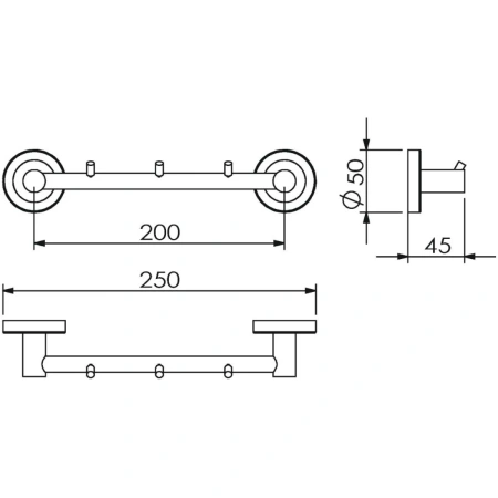 Полотенцедержатель Langberger BURANO 11033A