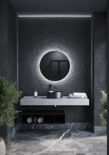 Зеркало с подсветкой Sancos Sfera SF700 70х70 подвесное - фото 2