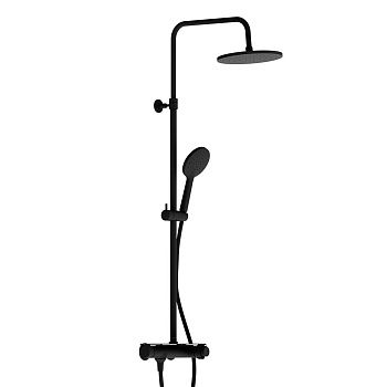 Душевая стойка Damixa Jupiter 977750300 настенная цвет черный