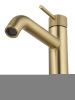 Смеситель для раковины Wonzon & Woghand WW-H1062-BG на столешницу золото