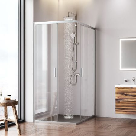 Душевой уголок Am.Pm Gem W90G-403-120290-MT 120х90 стекло прозрачное профиль хром без поддона