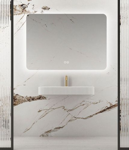 Зеркало с подсветкой и антизапотевателем Vincea VLM-3BE120-2 120х80 подвесное - фото 2