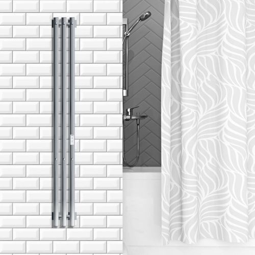 Полотенцесушитель электрический Indigo Style PRO LSPRE120-13Rt 15х120 хром - фото 4