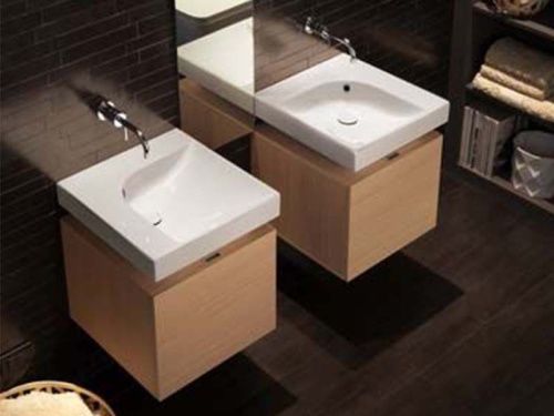 Раковина из сантехнического фаянса Hatria GRANDANGOLO YXFB01 50х50 подвесная цвет белый - фото 2