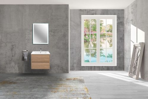 Тумба под раковину Vincea Gio VMC-2G600NO 60х50 подвесная цвет бежевый - фото 2