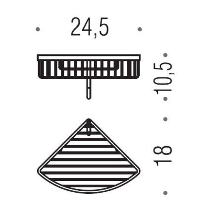 Полка Colombo Angolari B9616.CR