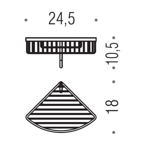 Полка Colombo Angolari B9616.CR - фото 2