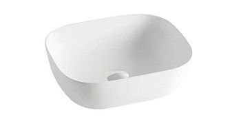 Раковина керамическая Art&Max AM110-T 50х40 накладная цвет белый