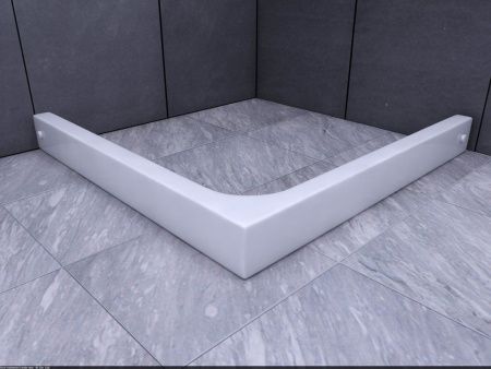 Душевой поддон акриловый Aquatek DPA-0000005 90х90 белый с ножками