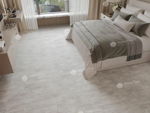 SPC ламинат Alpine Floor Stone Mineral Core ECO 4-6 MC Ратленд толщина 0.4 см 43 класс 609,6х304,8 - фото 4