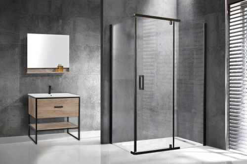 Душевой уголок Royal Bath HPVD RB8120HPVD-T-BL 120х120 стекло прозрачное профиль черный без поддона