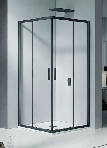 Душевой уголок Riho HAMAR 2.0 G007005121 90х90 стекло прозрачное профиль черный без поддона