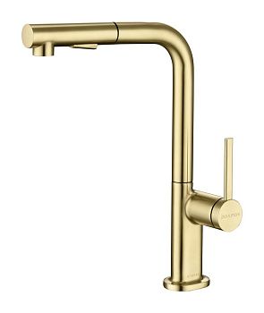 Смеситель для кухни Paulmark NEO Ne214419-LG на мойку золото