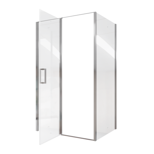 Душевой уголок Cerutti SPA VICTORIA120 120х90 стекло прозрачное профиль хром без поддона - фото 3