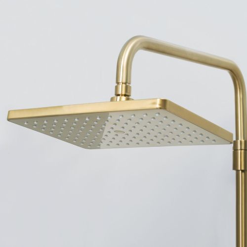 Душевая стойка Wasserkraft Aisch BK15501BG настенная цвет золото - фото 4