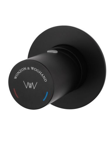 Смеситель для раковины Wonzon & Woghand WW-105-MB встраиваемый в стену черный - фото 4